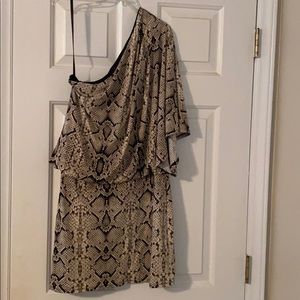 Jessica Simpson Snakeskin Print Dress